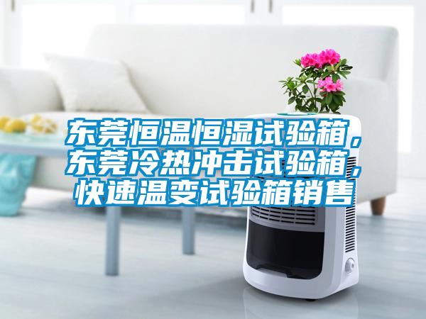 東莞恒溫恒濕試驗箱，東莞冷熱沖擊試驗箱，快速溫變試驗箱銷售