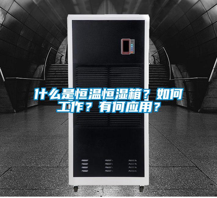 什么是恒溫恒濕箱？如何工作？有何應用？