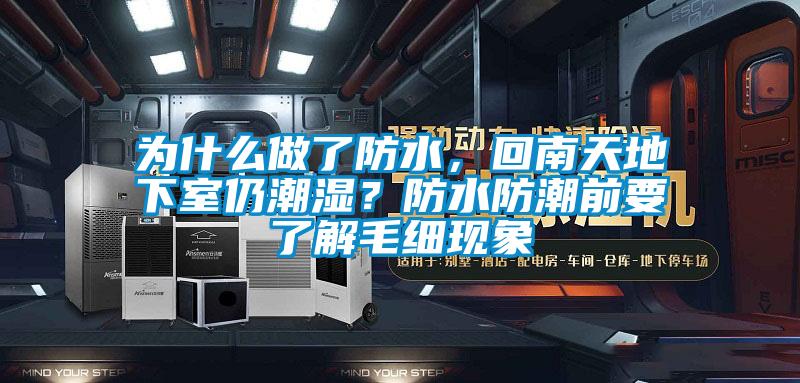 為什么做了防水，回南天地下室仍潮濕？防水防潮前要了解毛細(xì)現(xiàn)象