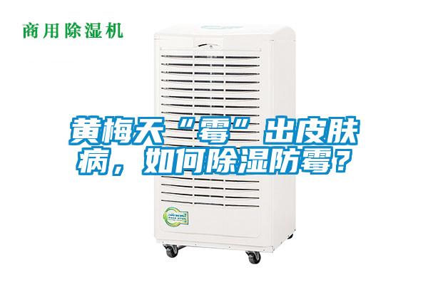 黃梅天“霉”出皮膚病，如何除濕防霉？