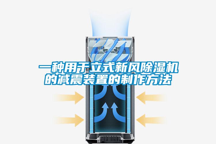 一種用于立式新風(fēng)除濕機(jī)的減震裝置的制作方法