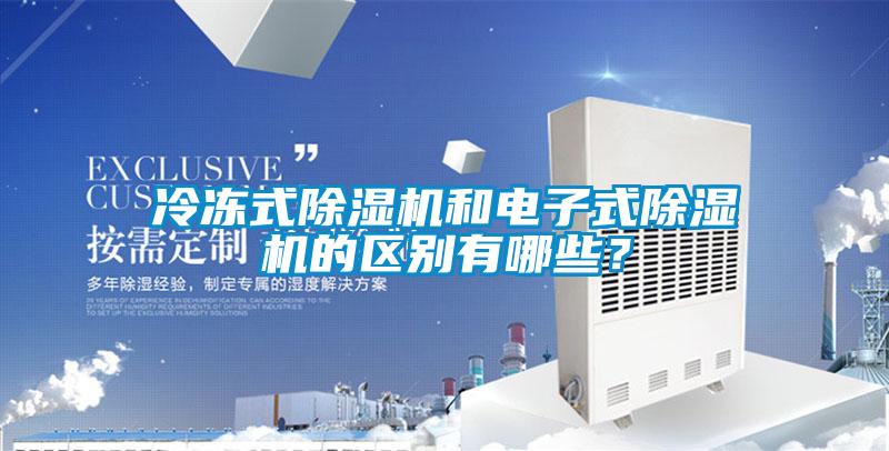 冷凍式除濕機和電子式除濕機的區(qū)別有哪些？