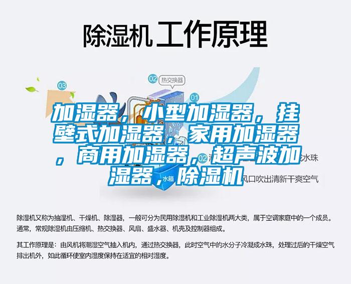 加濕器，小型加濕器，掛壁式加濕器，家用加濕器，商用加濕器，超聲波加濕器，除濕機(jī)