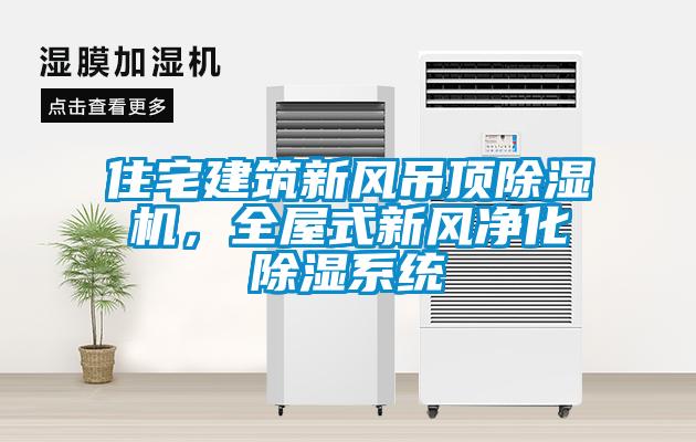住宅建筑新風(fēng)吊頂除濕機(jī)，全屋式新風(fēng)凈化除濕系統(tǒng)