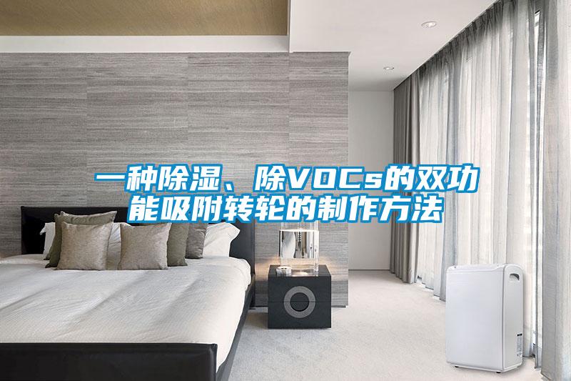 一種除濕、除VOCs的雙功能吸附轉(zhuǎn)輪的制作方法