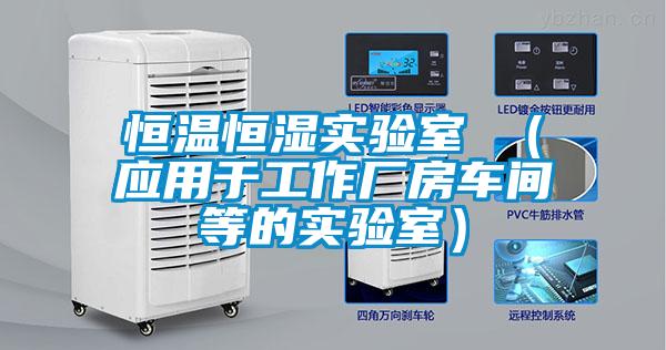 恒溫恒濕實(shí)驗室 （應(yīng)用于工作廠房車間等的實(shí)驗室）