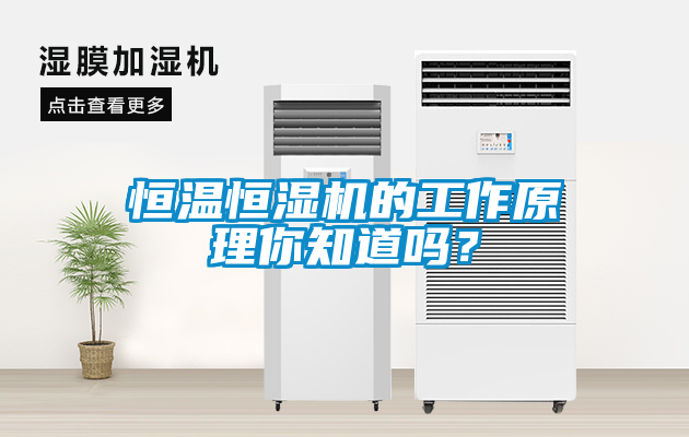 恒溫恒濕機(jī)的工作原理你知道嗎？
