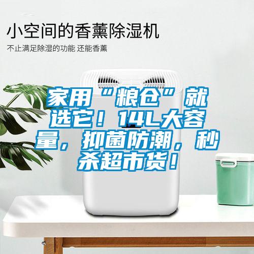 家用“糧倉(cāng)”就選它！14L大容量，抑菌防潮，秒殺超市貨！