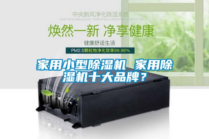 家用小型除濕機 家用除濕機十大品牌？