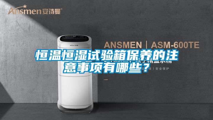 恒溫恒濕試驗(yàn)箱保養(yǎng)的注意事項(xiàng)有哪些？