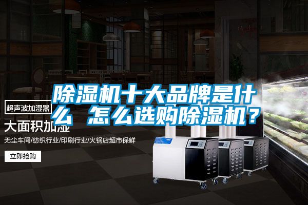 除濕機十大品牌是什么 怎么選購除濕機？